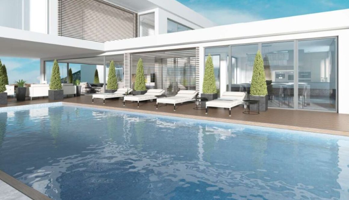 terrace-by-pool-with-sun-loungers-near-modern-house-3d-rendering_0x800